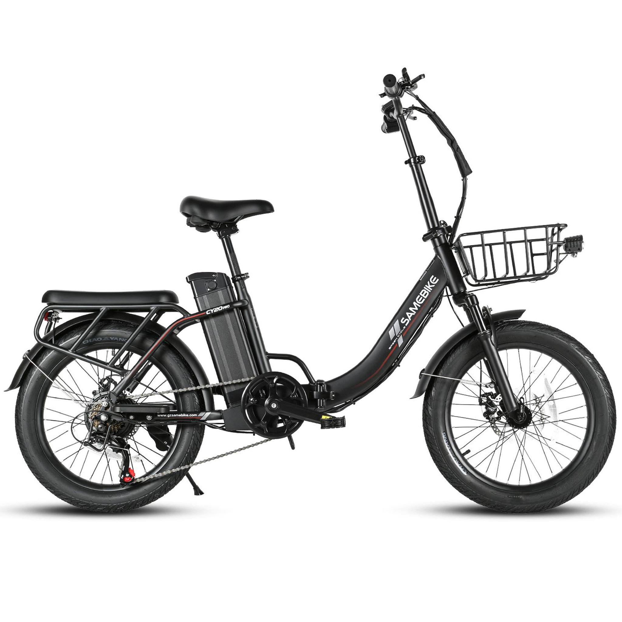 Voir la diapositive 1 : SAMEBIKE Vélo électrique pliant SAMEBIKE CY20 Pro