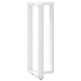 Voir la diapositive 4 : VIDAXL Pieds de table de bar forme de T 2 pcs blanc 50x35x(110-111) cm