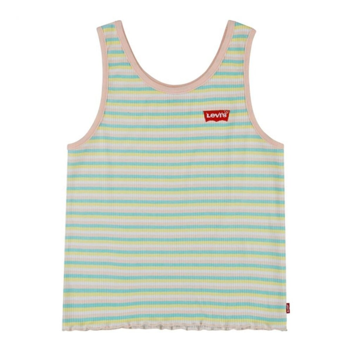 Levi's T shirt Blanc//Bleu Fille Levi's 3EE538