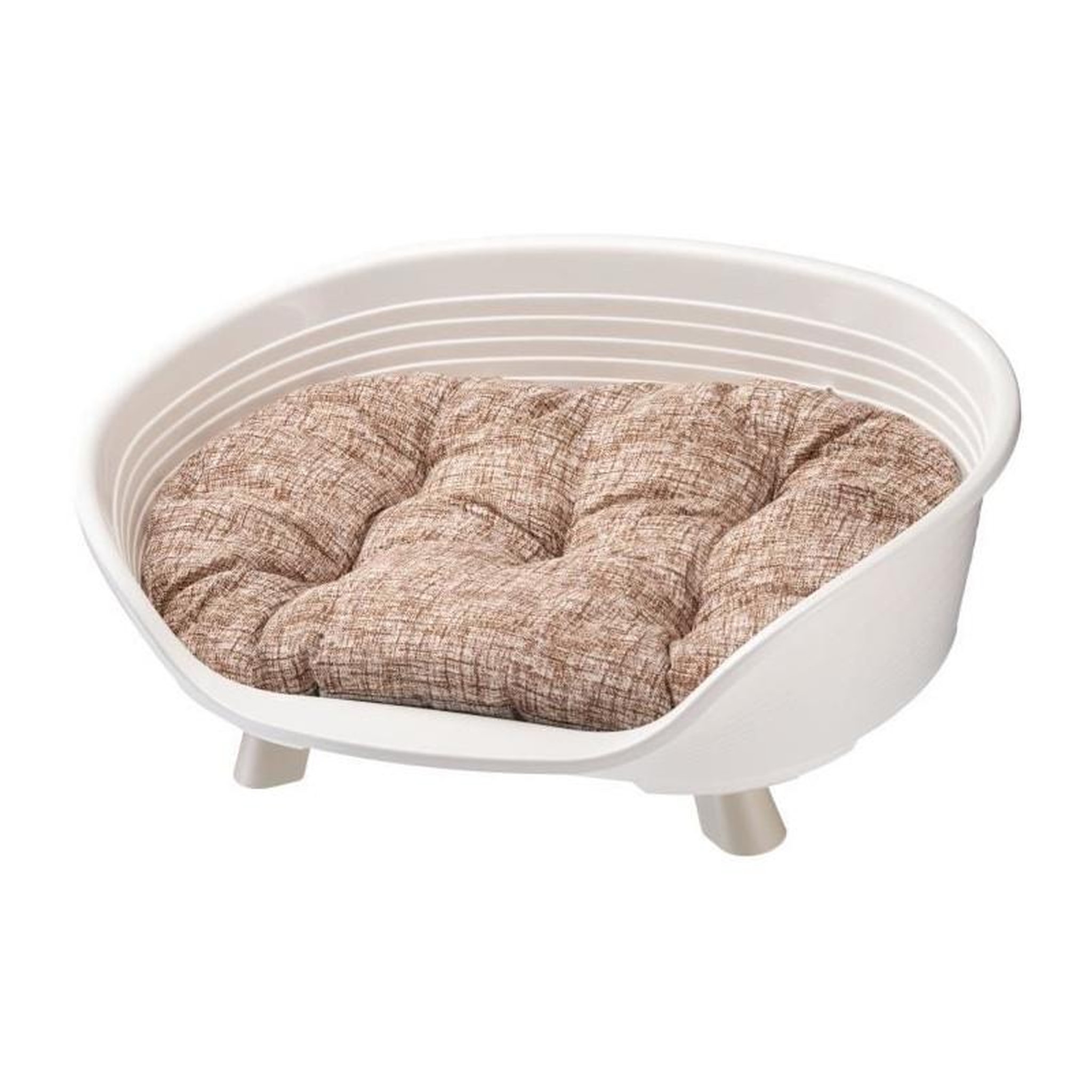 Voir la diapositive 5 : Ferplast Corbeille - FERPLAST - THRONE 6 - Avec coussin relax - Blanc