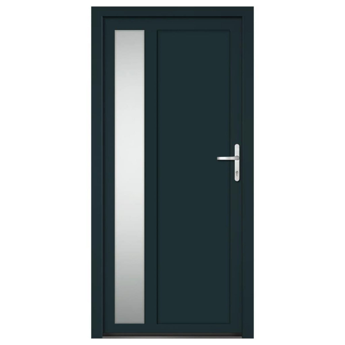 VIDAXL Porte d'entree anthracite 98x200 cm PVC