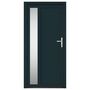 Voir la diapositive 3 : VIDAXL Porte d'entree anthracite 98x200 cm PVC