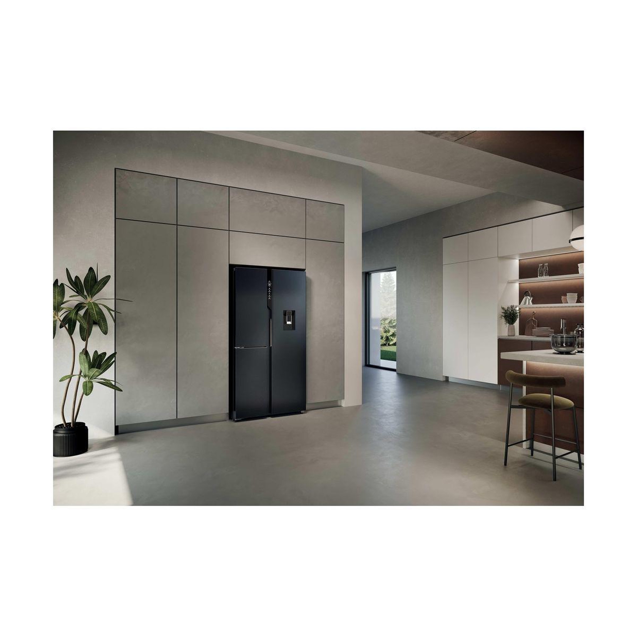 Voir la diapositive 3 : HAIER Réfrigérateur Américain HSPR79F18EWMB
