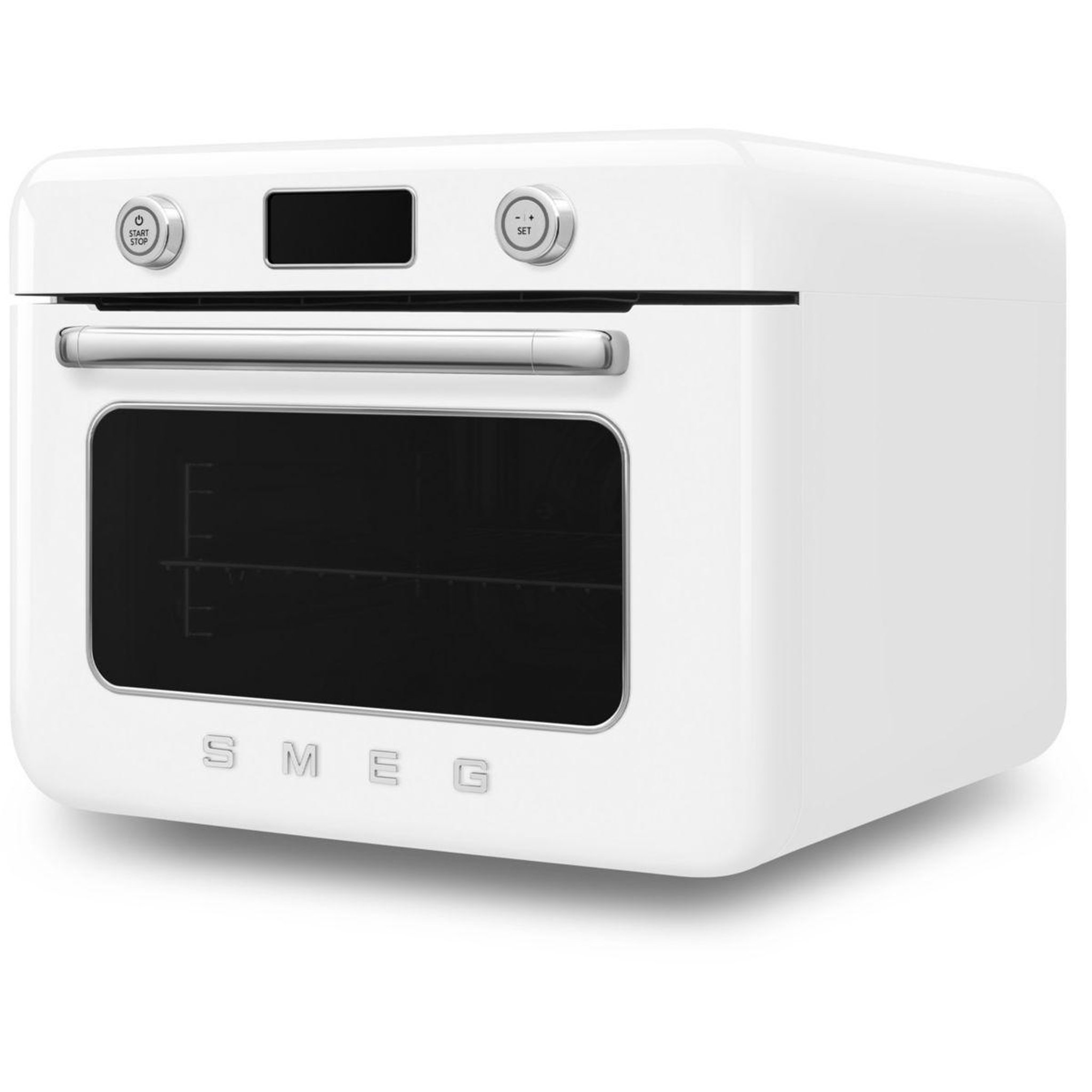 Voir la diapositive 2 : SMEG Mini four 30l 1800w blanc - COF01WHEU