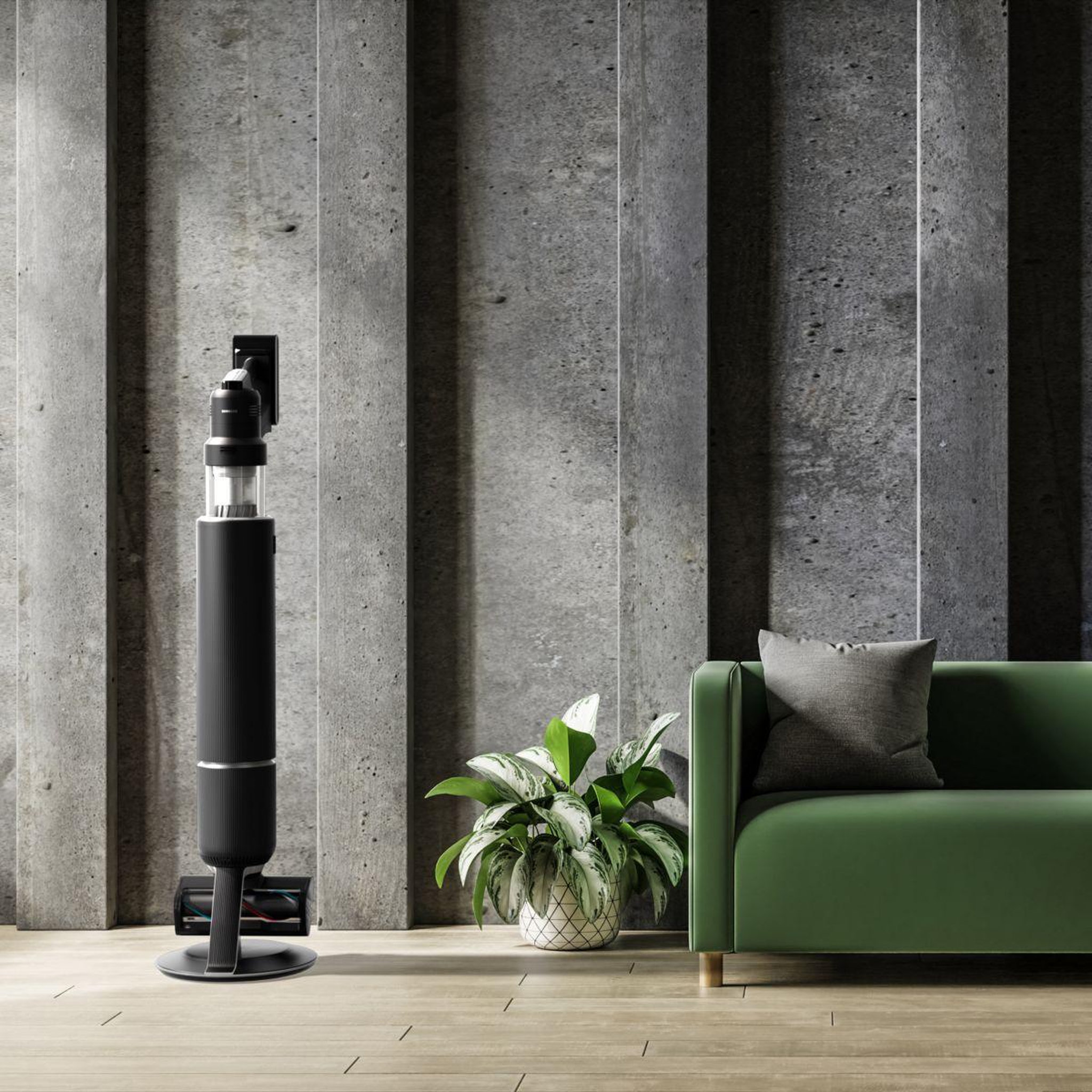 Voir la diapositive 5 : Samsung Aspirateur balai Bespoke Jet AI 2 batteries VS28C9784QK
