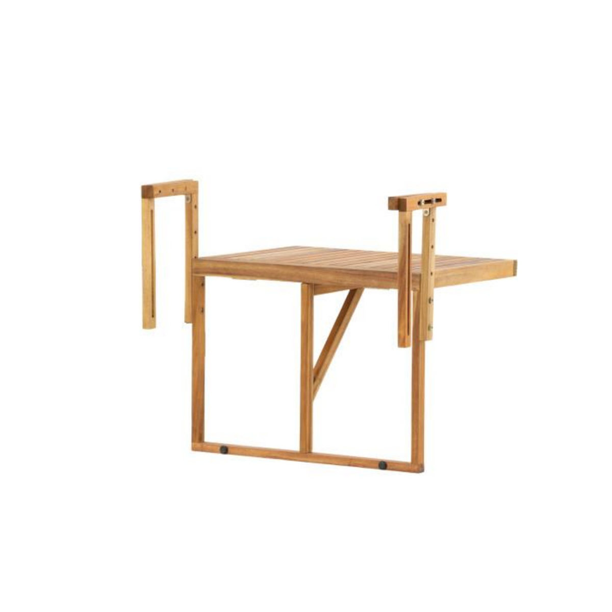 Paris Prix Table de Balcon en Bois  Marion  60cm Naturel