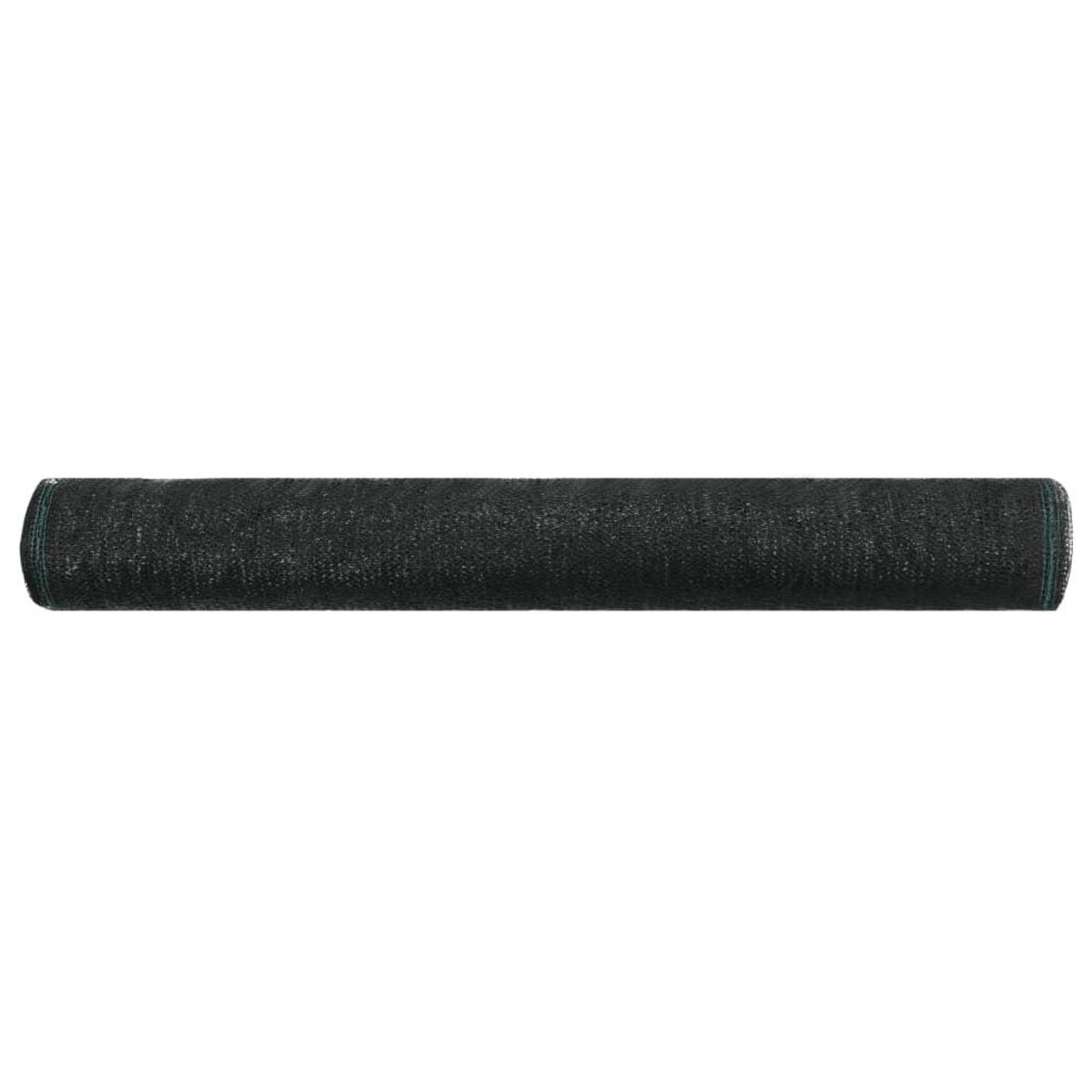 VIDAXL Cloture de tennis PEHD 1,2 x 50 m Noir