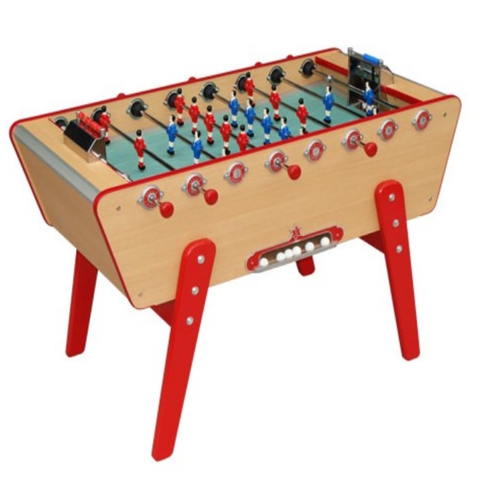 Voir la diapositive 1 : STELLA Baby-foot Stella Champion hêtre