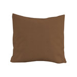SOLEIL D'OCRE Coussin décoratif lin coton 45x45 cm LINO, par Soleil d'Ocre. Coloris disponibles : Blanc, Beige, Vert, Marron