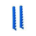 CENTRALE BRICO Ratelier 8 clés pour panneau mural jaune, l.17.3 x H.21 x P.2.5 cm