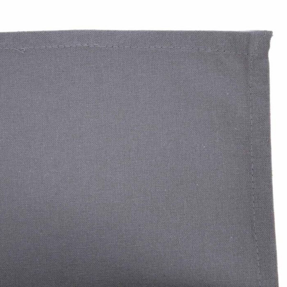 ATMOSPHERA Lot de 4 Serviettes de Table  Coton  40x40cm Gris Clair