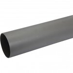 CENTRALE BRICO Tube d'évacuation PVC, Diam.100 mm, L.1 m