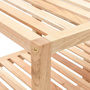 Voir la diapositive 3 : VIDAXL Etagere de salle de bain Bois de noyer massif 100x40x65 cm
