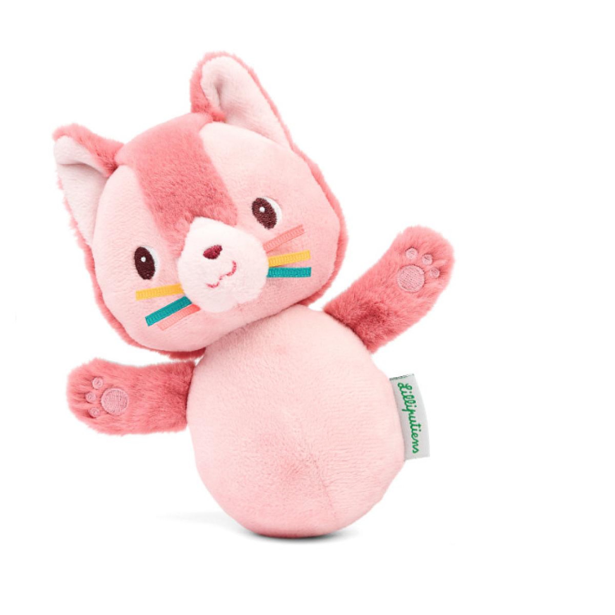 Voir la diapositive 3 : LILLIPUTIENS Peluche sonore Culbuto Jeanne le chat