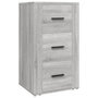 Voir la diapositive 2 : VIDAXL Buffet Sonoma gris 40x33x70 cm Bois d'ingenierie
