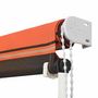 Voir la diapositive 5 : VIDAXL Auvent retractable 200x150 cm Orange et marron