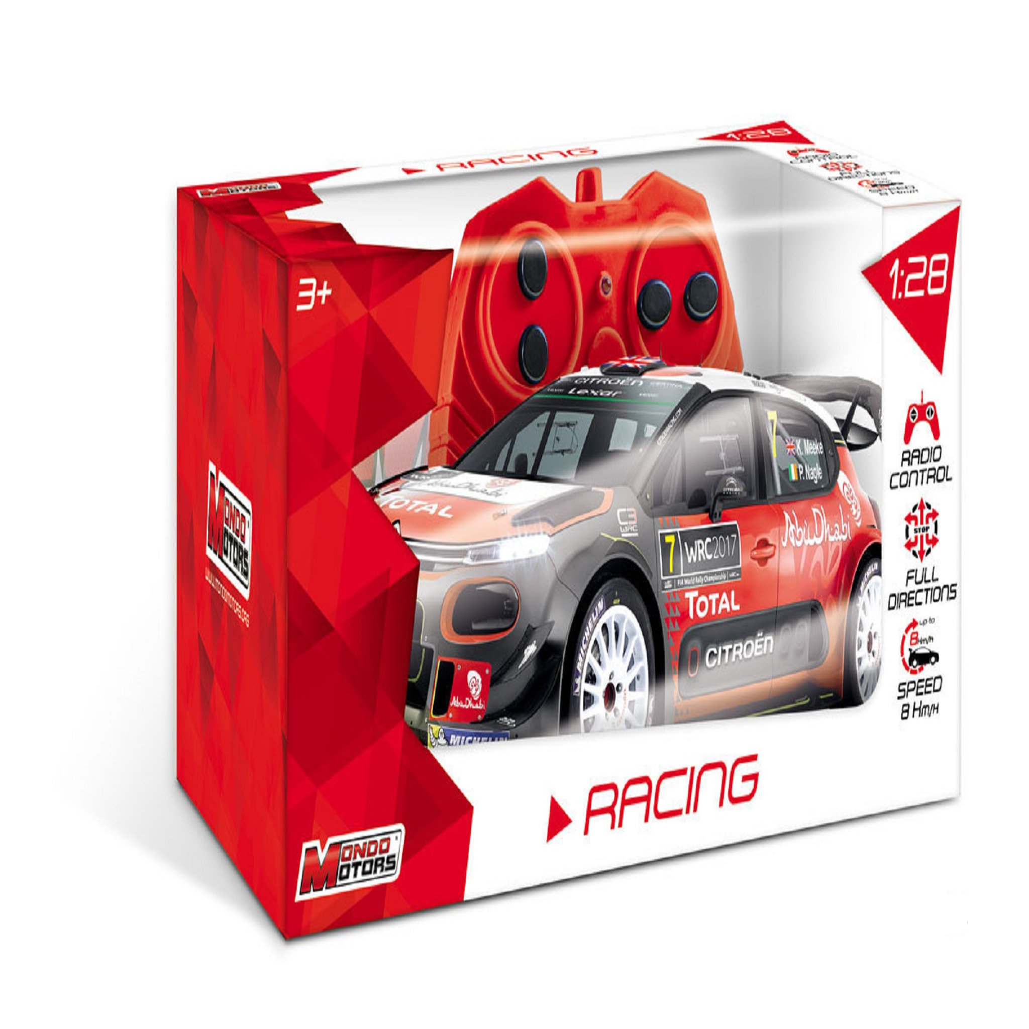 Voir la diapositive 3 : MONDO Citroen C3 radiocommandée WRC 1/28 ième