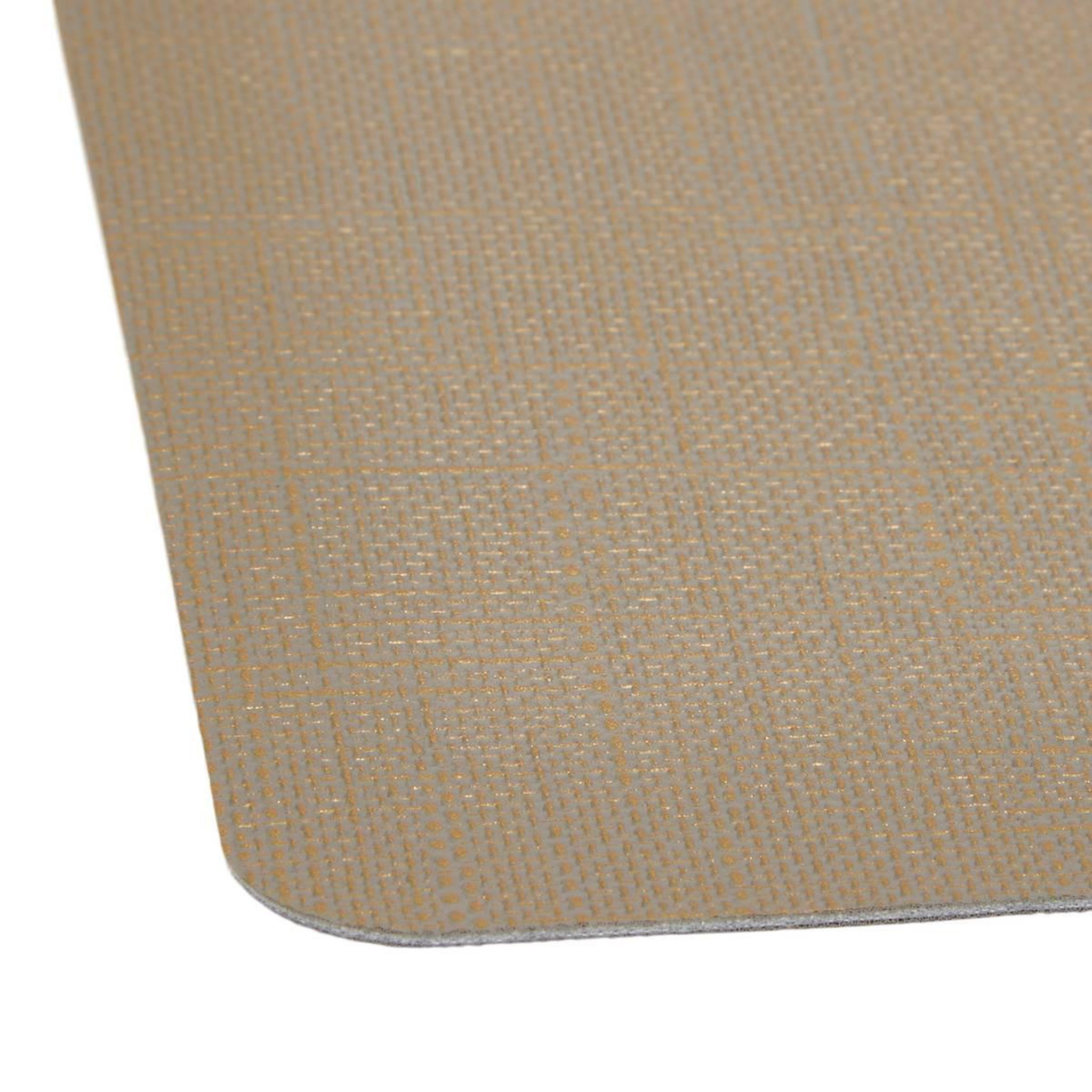 Voir la diapositive 2 : SECRET DE GOURMET Set de Table Rectangulaire  Esmée  30x45cm Taupe
