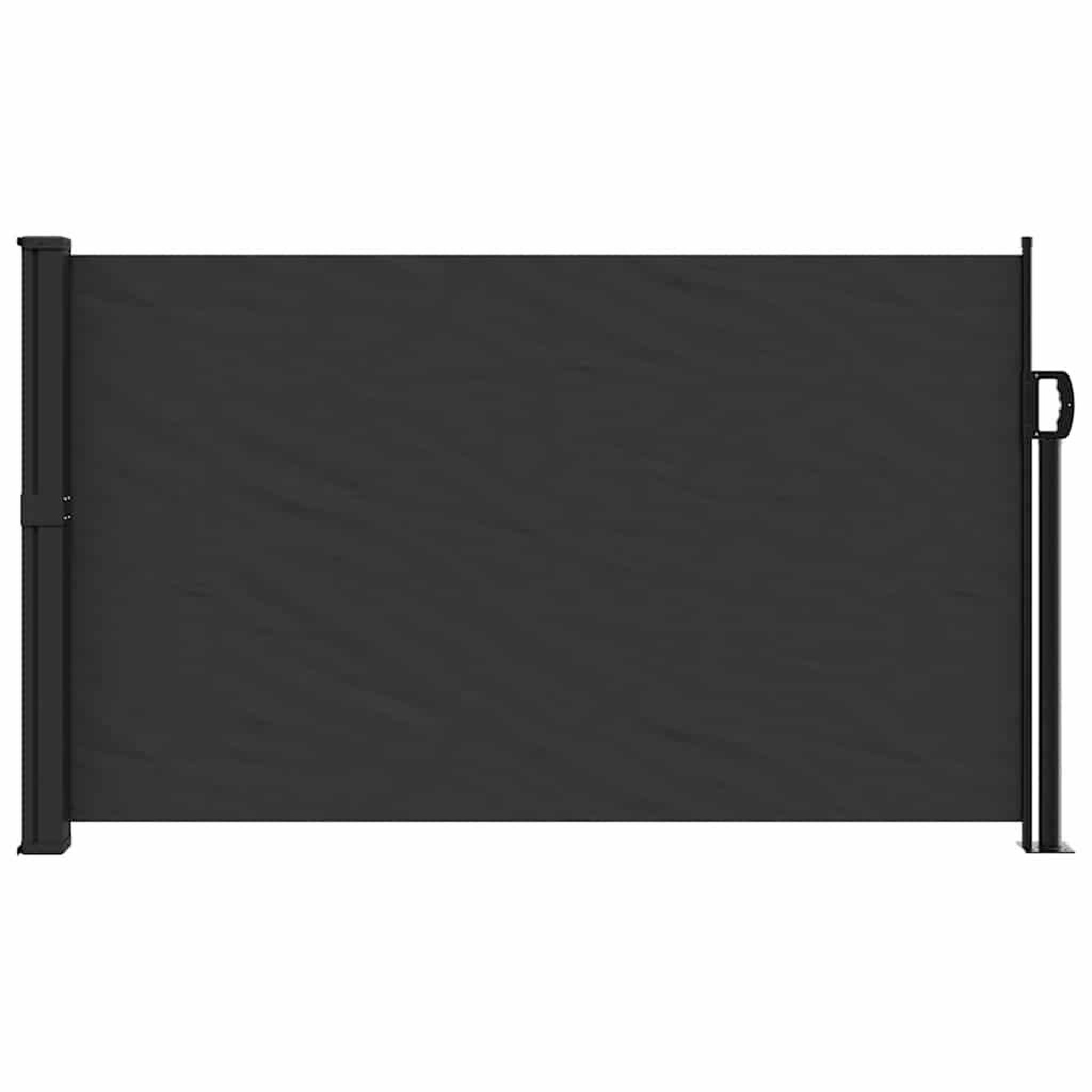 Voir la diapositive 3 : VIDAXL Auvent lateral retractable noir 120x500 cm