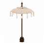 Voir la diapositive 1 : Paris Prix Parasol Déco  Pompons & Coquillages  90cm Beige