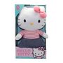 Voir la diapositive 2 : GPTOYS Peluche - GPTOYS - HELLO KITTY - HKT131 - Modele robe denim - 30 cm - Des 3 ans