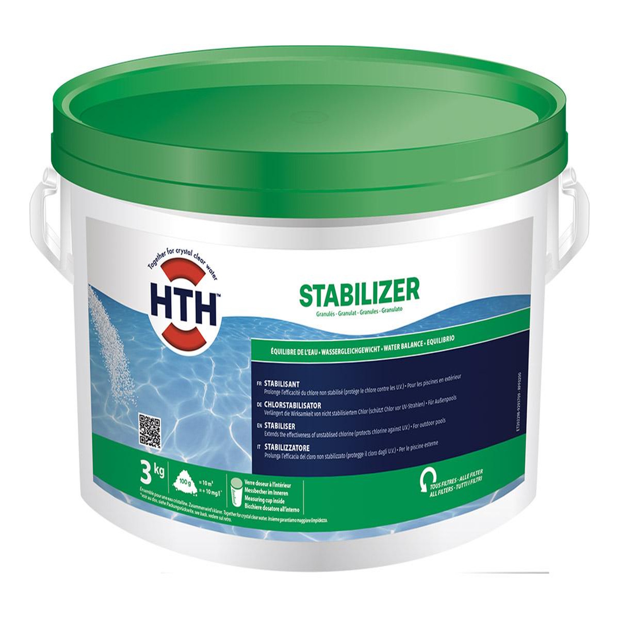 HTH Stabilisant granulés Stabilizer 3 kg - HTH