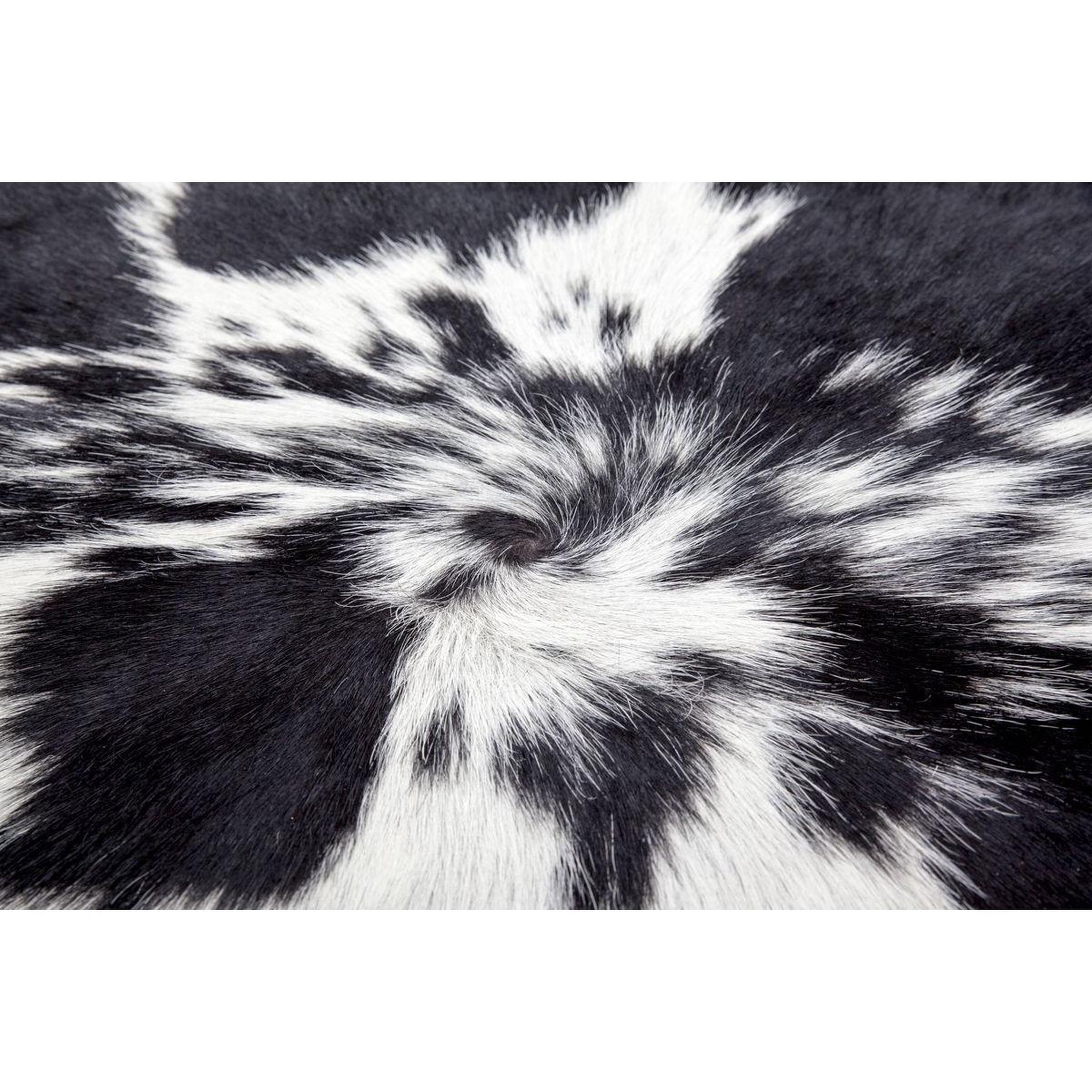 Voir la diapositive 3 : Paris Prix Tapis peau de vache  glam  noir & blanc