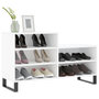 Voir la diapositive 3 : VIDAXL Armoire a chaussures Blanc 102x36x60 cm Bois d'ingenierie