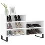 Voir la diapositive 3 : VIDAXL Armoire a chaussures Blanc 102x36x60 cm Bois d'ingenierie