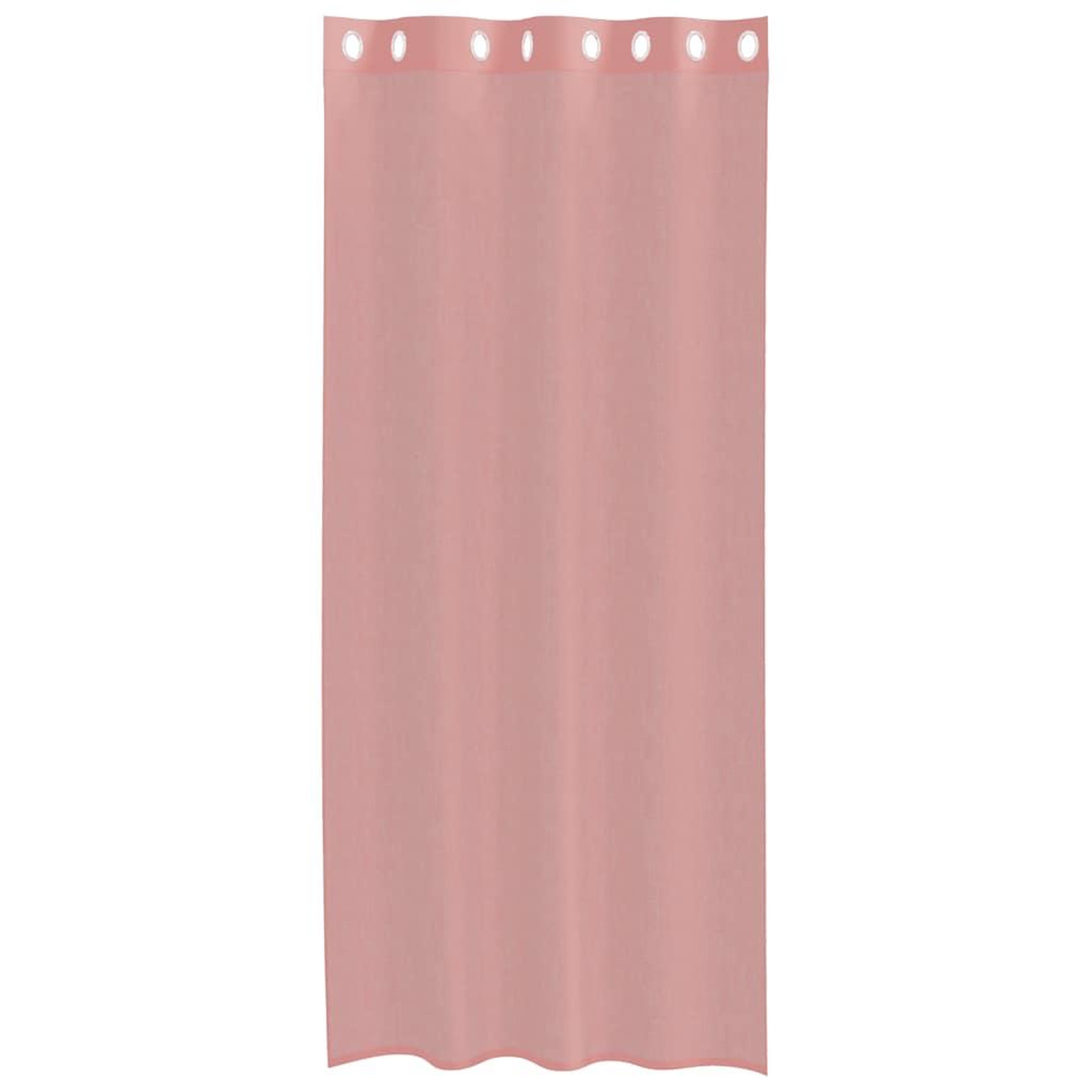 Voir la diapositive 4 : VIDAXL Rideaux en voile avec œillets 2 pcs rose 140x225 cm