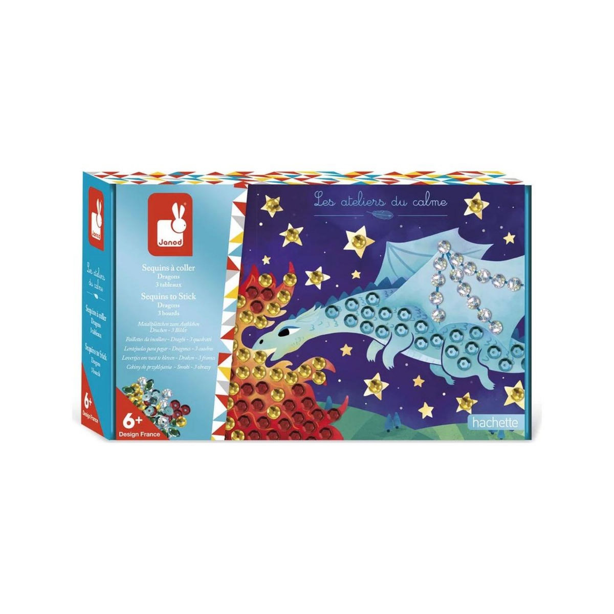 Juratoys-Janod Sequins a coller - Dragons