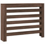 Voir la diapositive 2 : VIDAXL Cache-radiateur chene marron 104x20x82 cm bois d'ingenierie
