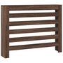 Voir la diapositive 2 : VIDAXL Cache-radiateur chene marron 104x20x82 cm bois d'ingenierie