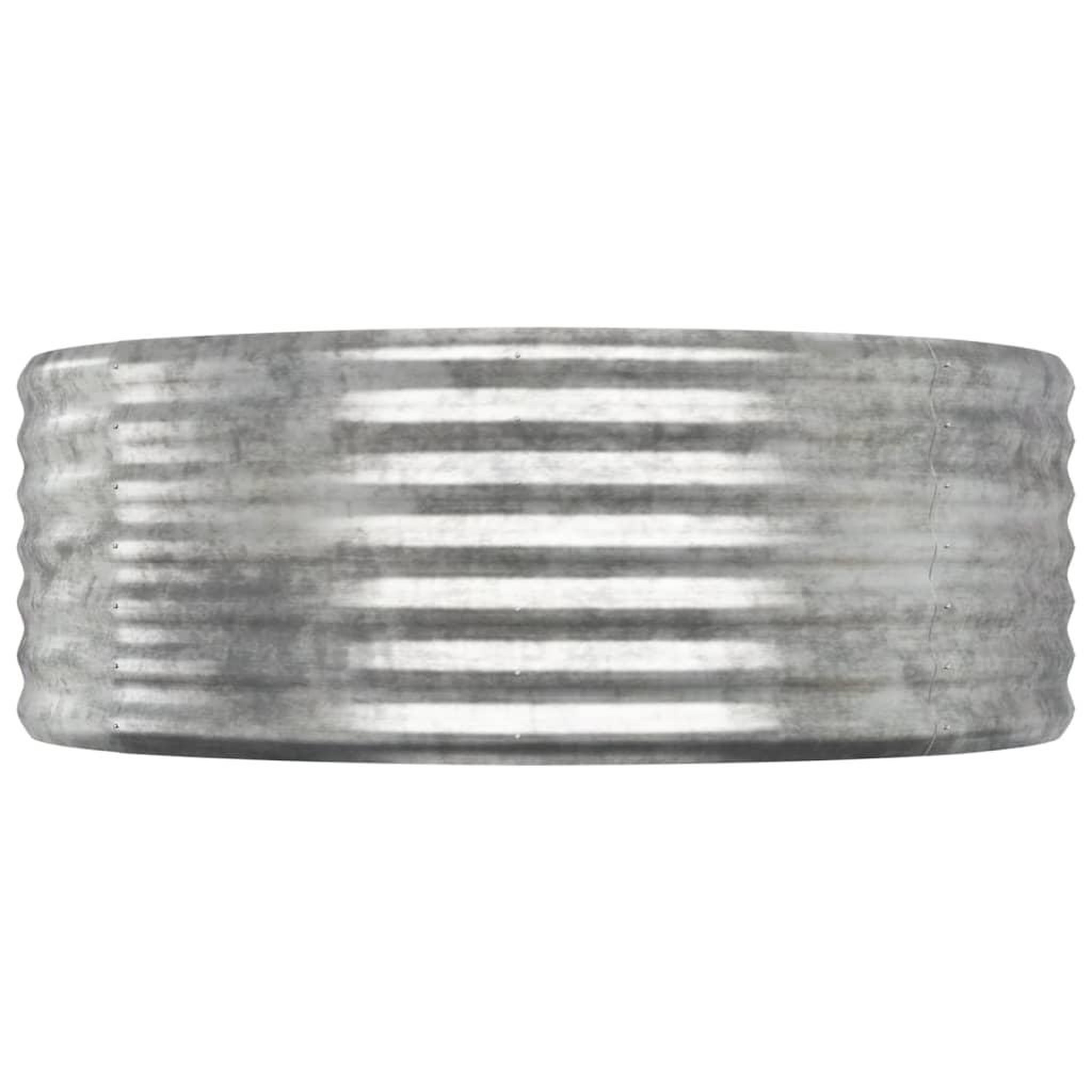 Voir la diapositive 4 : VIDAXL Lit sureleve de jardin Acier enduit de poudre Argente
