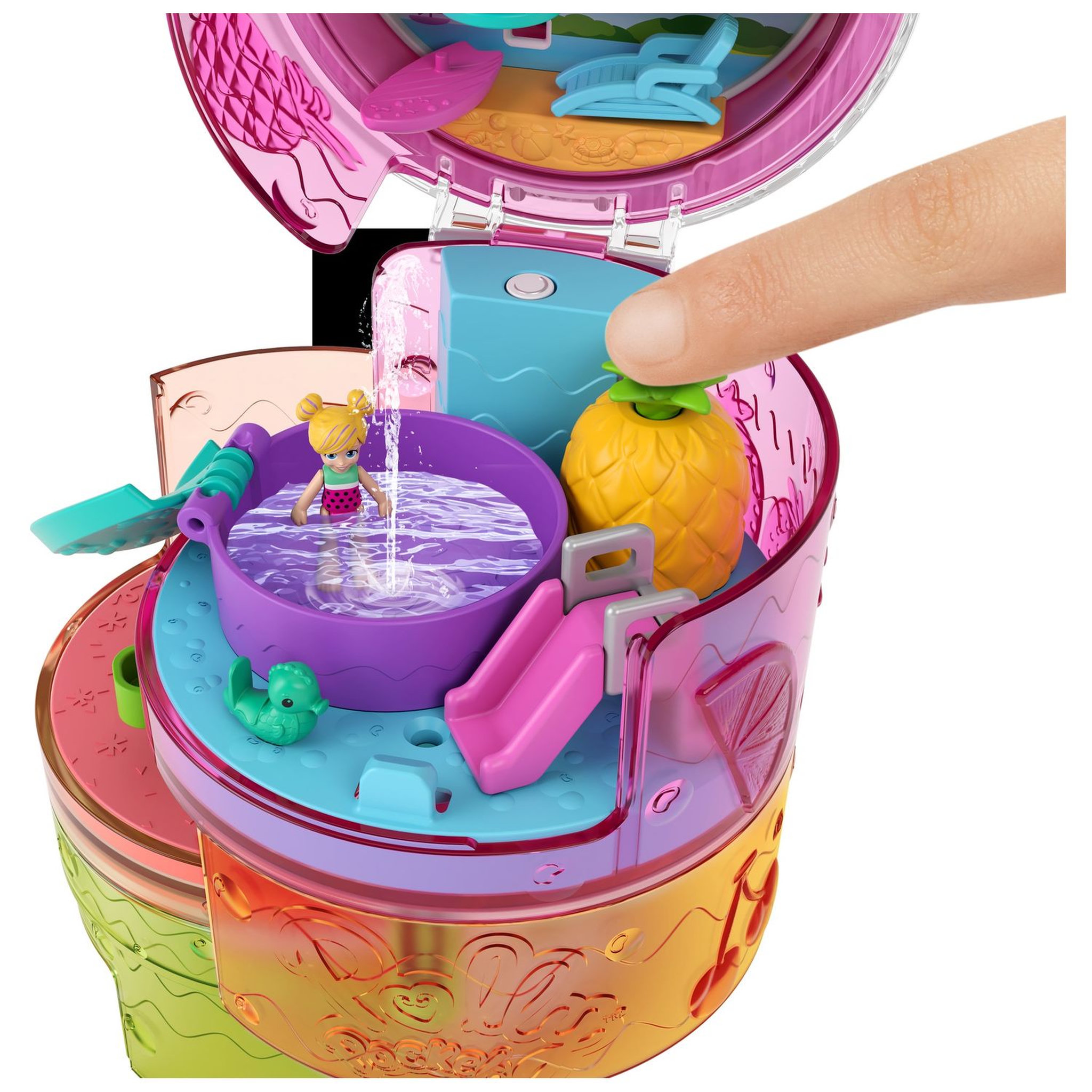 Voir la diapositive 8 : MATTEL Coffret Polly Pocket multifacettes Smoothie
