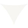 Voir la diapositive 2 : VIDAXL Voile d'ombrage 160 g/m^2 Blanc 5x5x6 m PEHD