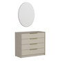 Voir la diapositive 1 : Habitat et Jardin Commode en bois  Kale  - 100 x 45 x 85 cm - Beige
