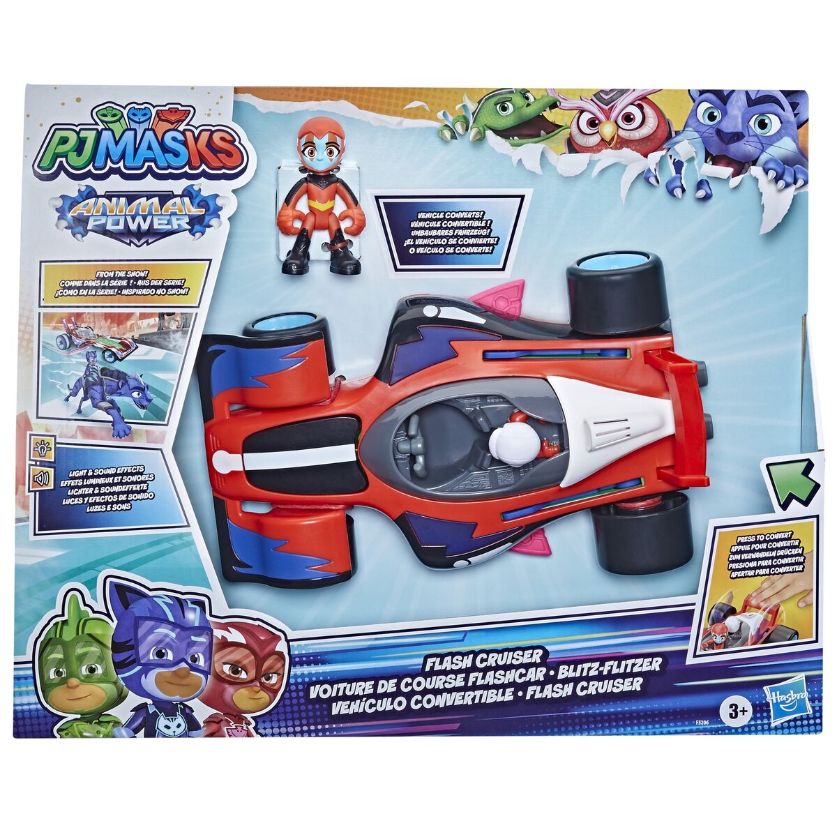 HASBRO Pyjamasque voiture de course pas cher 