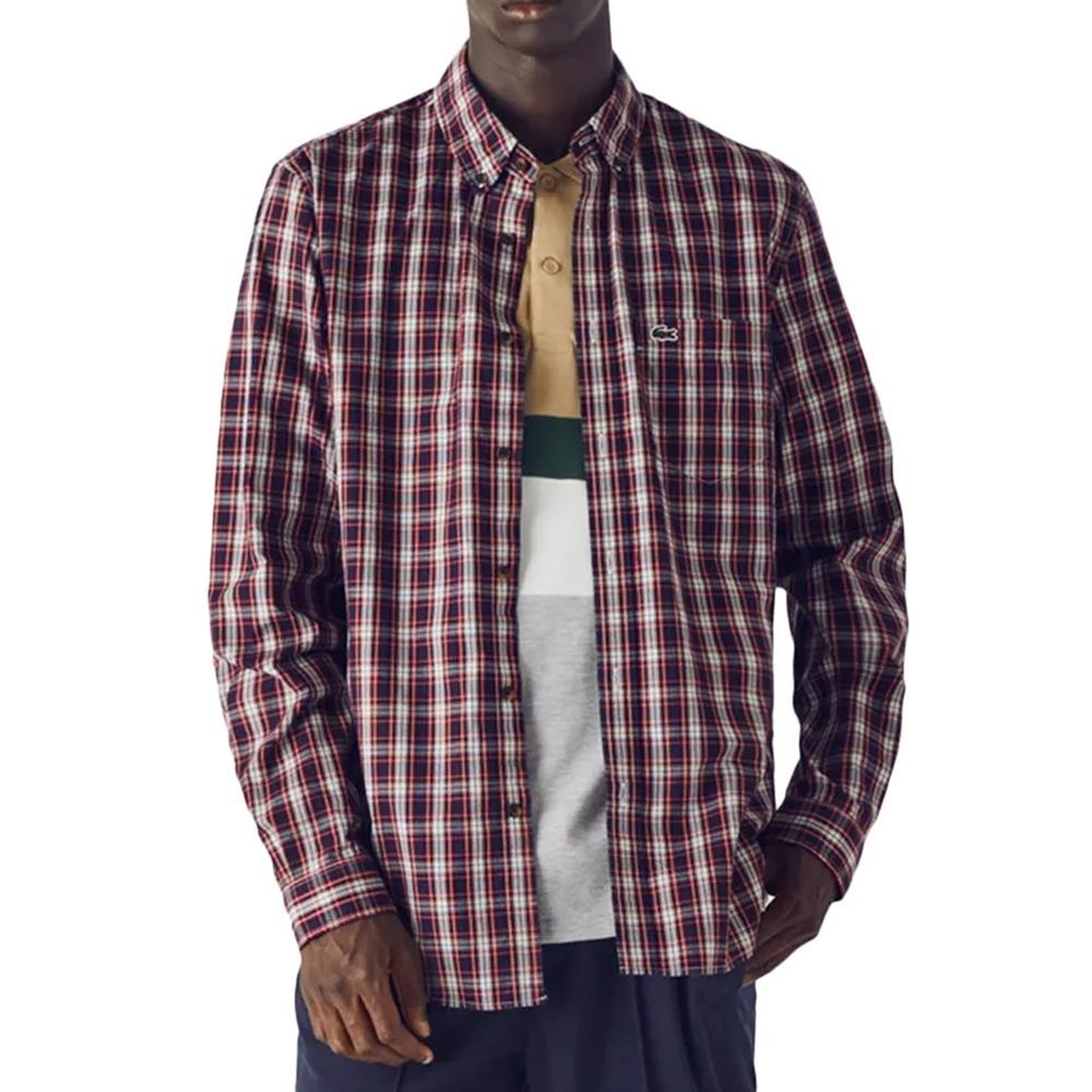 Voir la diapositive 1 : Lacoste Chemise Noire/ Homme Lacoste CH3983