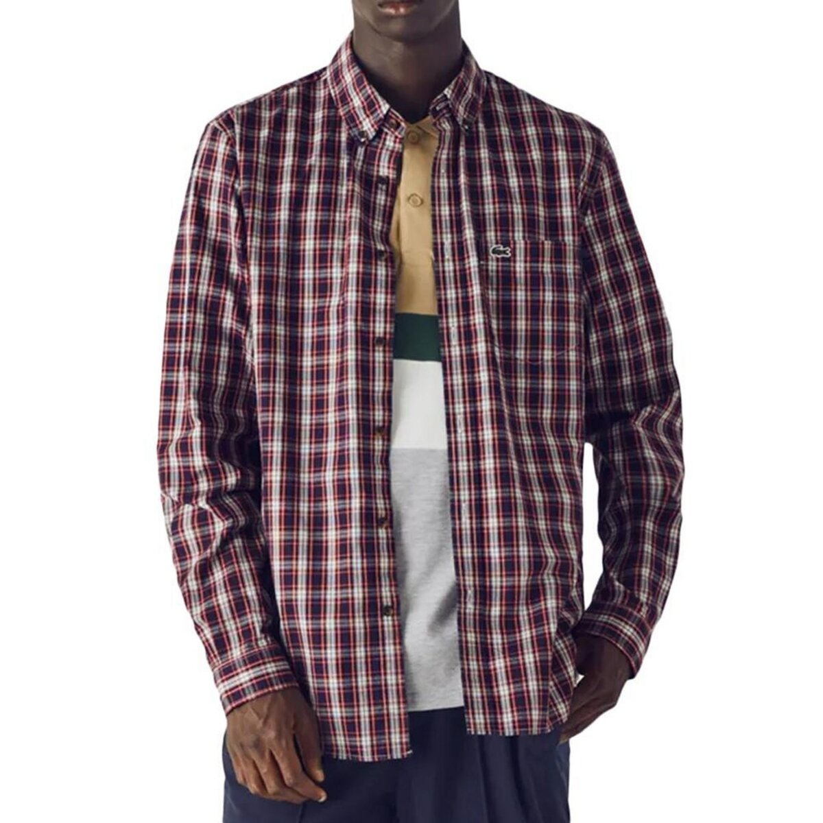 Lacoste Chemise Noire/ Homme Lacoste CH3983