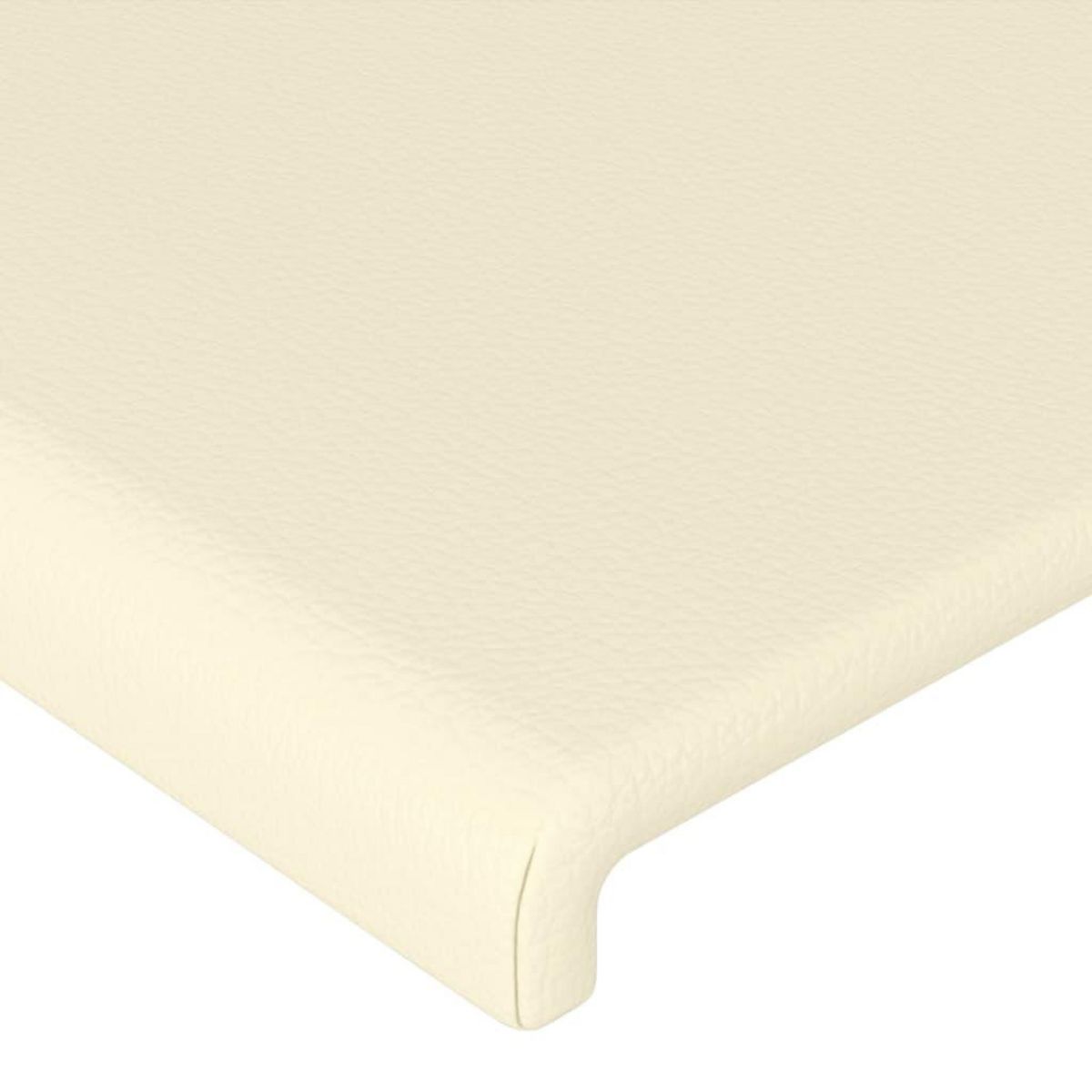 VIDAXL Tete de lit Creme 100x5x78/88 cm Similicuir