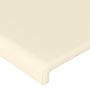 Voir la diapositive 4 : VIDAXL Tete de lit Creme 100x5x78/88 cm Similicuir