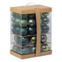 Voir la diapositive 2 : ATMOSPHERA Kit 60 boules de Noël  La Maison des couleurs  9cm Vert Olive