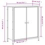 Voir la diapositive 6 : VIDAXL Buffet chene sonoma 70x30x80 cm bois d'ingenierie
