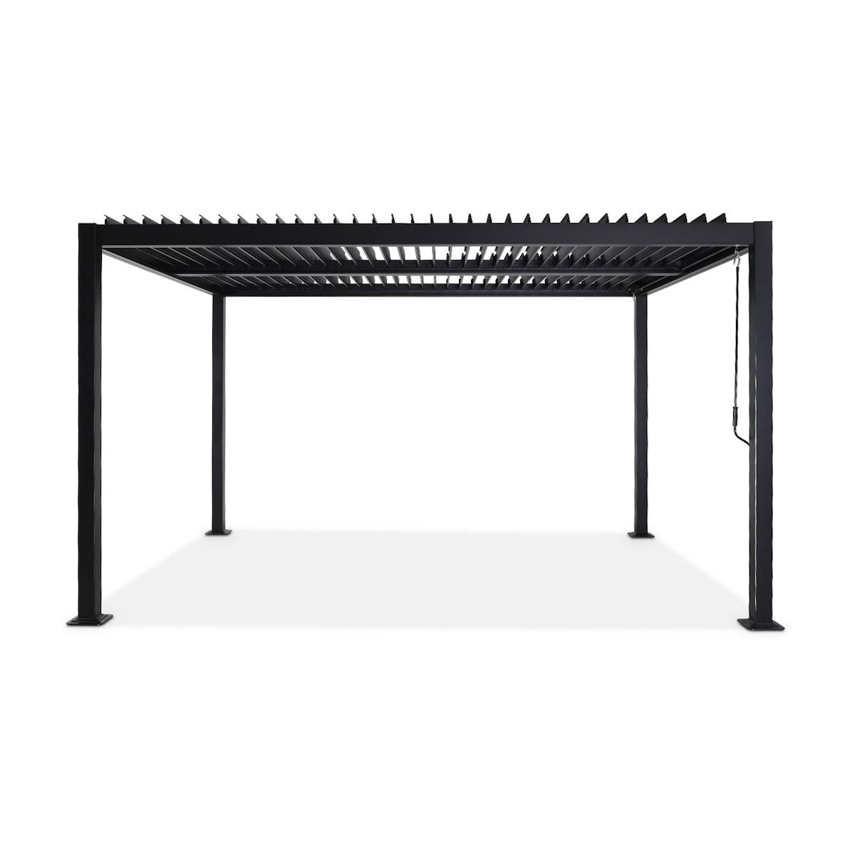 SWEEEK Pergola bioclimatique aluminium et acier lames orientables 4x3m Palace