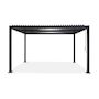 Voir la diapositive 5 : SWEEEK Pergola bioclimatique aluminium et acier lames orientables 4x3m Palace