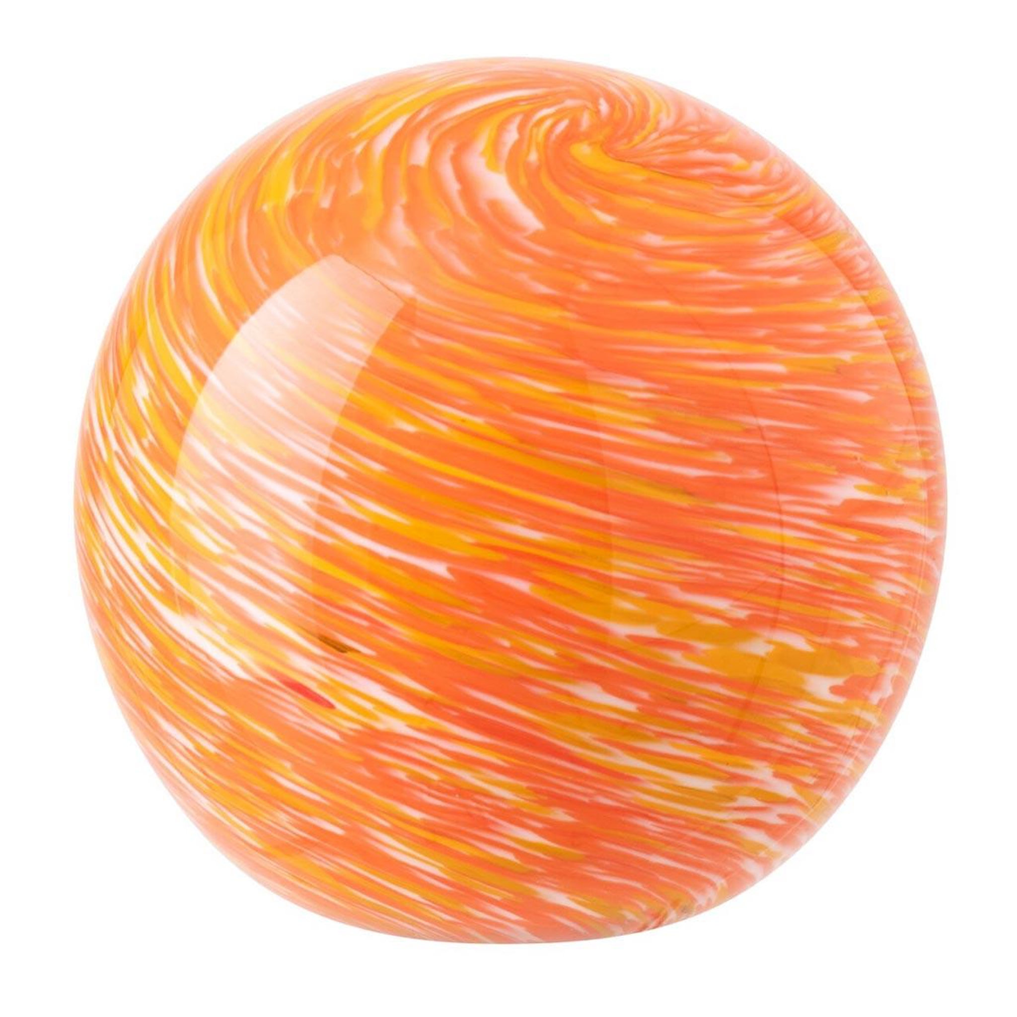 J-LINE Presse-papier boule en verre  naranja  10cm orange
