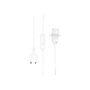 Voir la diapositive 5 : Paris Prix Lampe Suspension Déco  Lindvallen  51cm Blanc