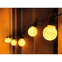 Voir la diapositive 3 : JARDIDECO Guirlande lumineuse 20 Led ampoules fumées - Blanc chaud