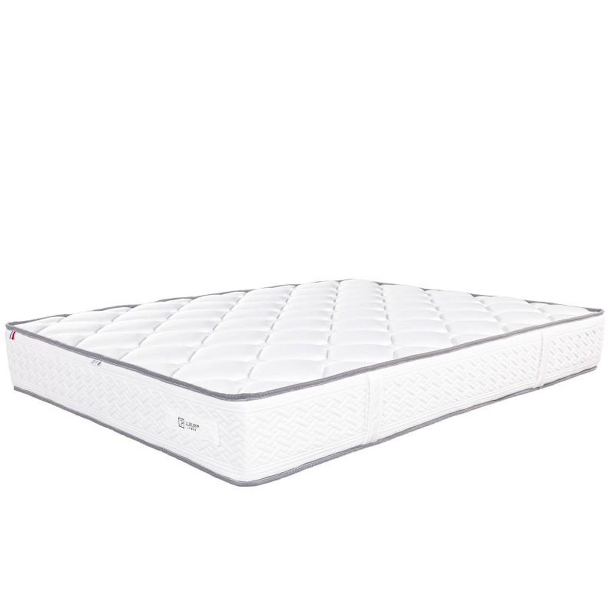 LUXURY LITERIE Ensemble literie mousse, Iris Ferme, Gris